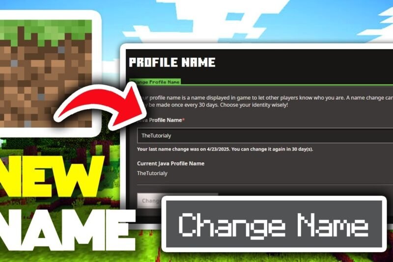 How To Change Minecraft Java Username Step-by-Step Guide